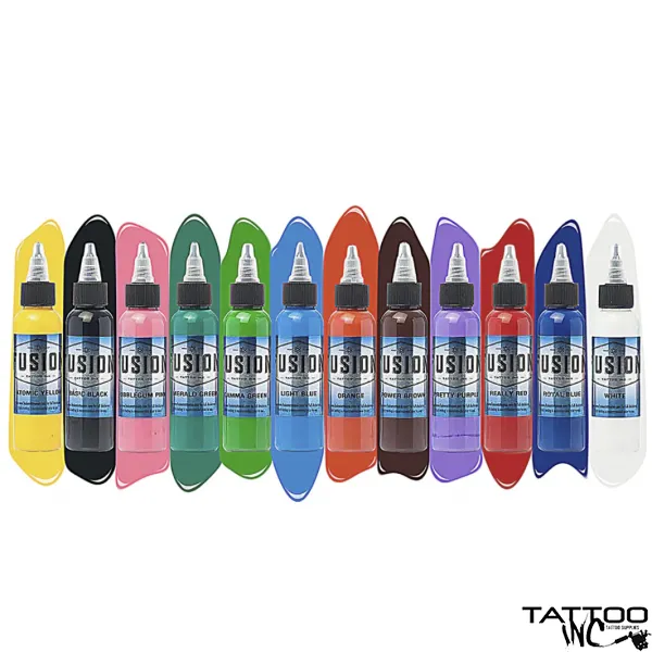 Fusion Tattoo Ink – 1oz 12 Pack Fusion Tattoo Ink – 1oz 12 Pack