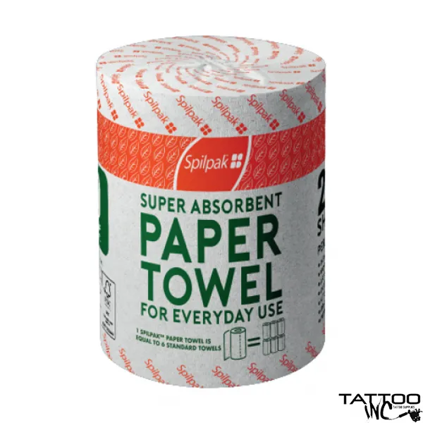 Spilpak 70m Laminate Hand Paper Rolls 6 Pack.