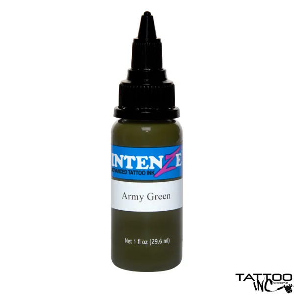 Intenze Army Green 1 oz