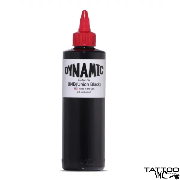 Dynamic Union Black Tattoo Ink - 8 oz