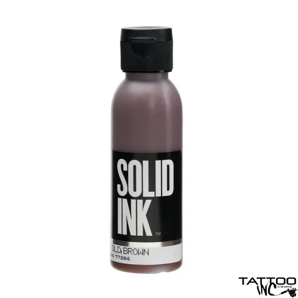 Solid Ink "Old Pigments" Traditional Old Brown 2oz Bottle