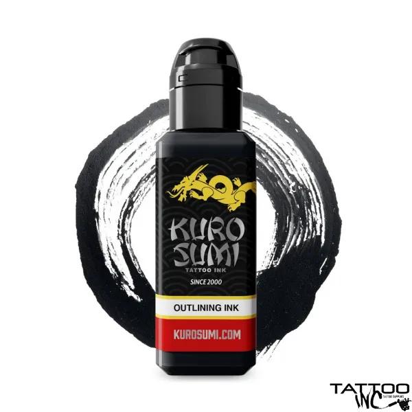 Kuro Sumi Tattoo Ink — Outlining Ink — 1.5oz