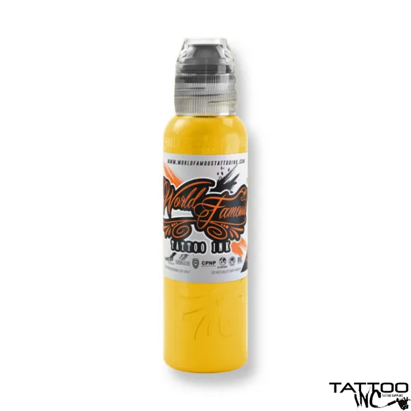 World Famous Tattoo Ink - California Gold (1oz)