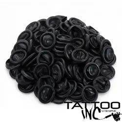 Nitrile Grip Shield Sleeves (Black) 30mm 50 Pack